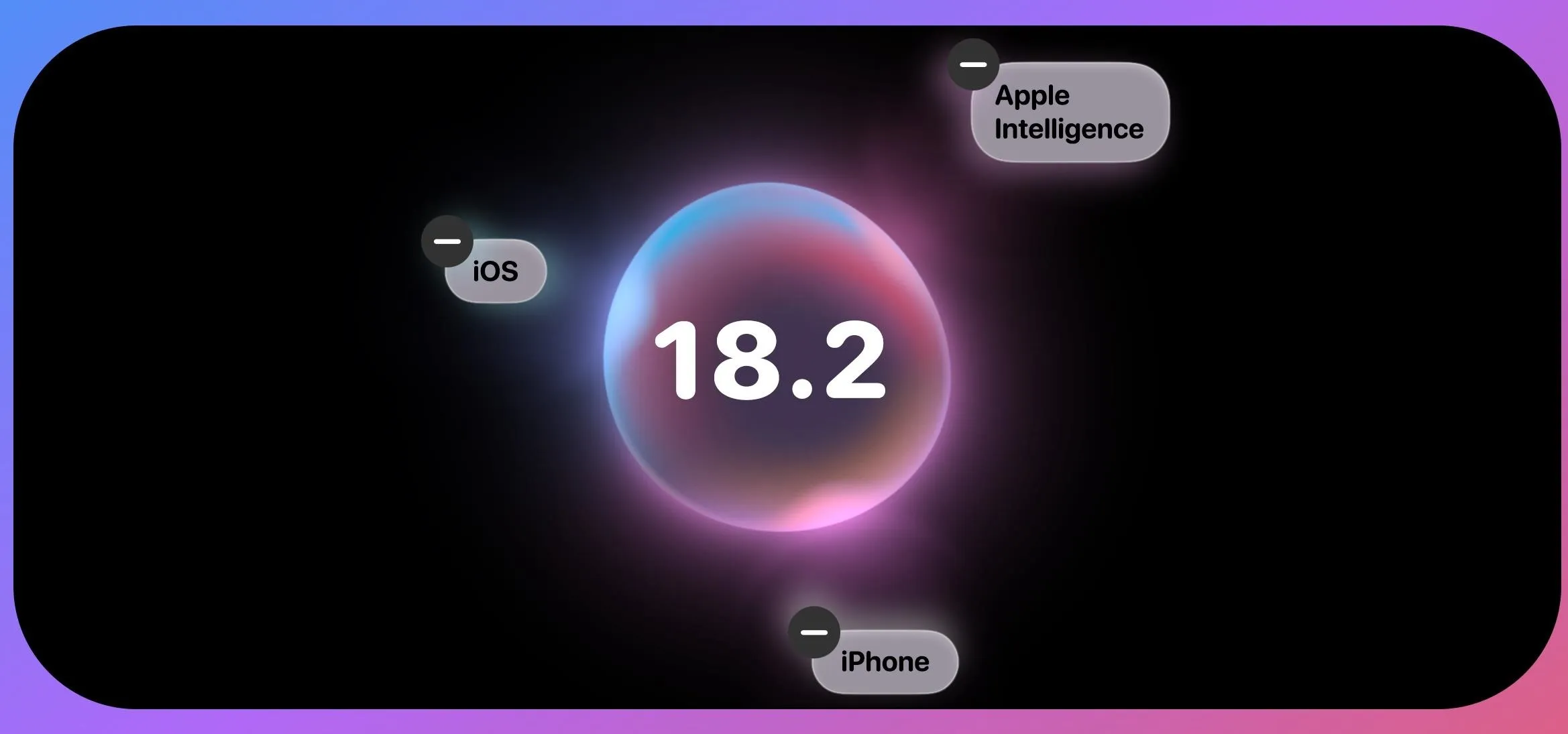 Close-up of an iPhone screen showing Siri with the text “Harry Potter spells.” The Siri orb glows blue and purple, with a flashlight icon below. The phone has a red frame.