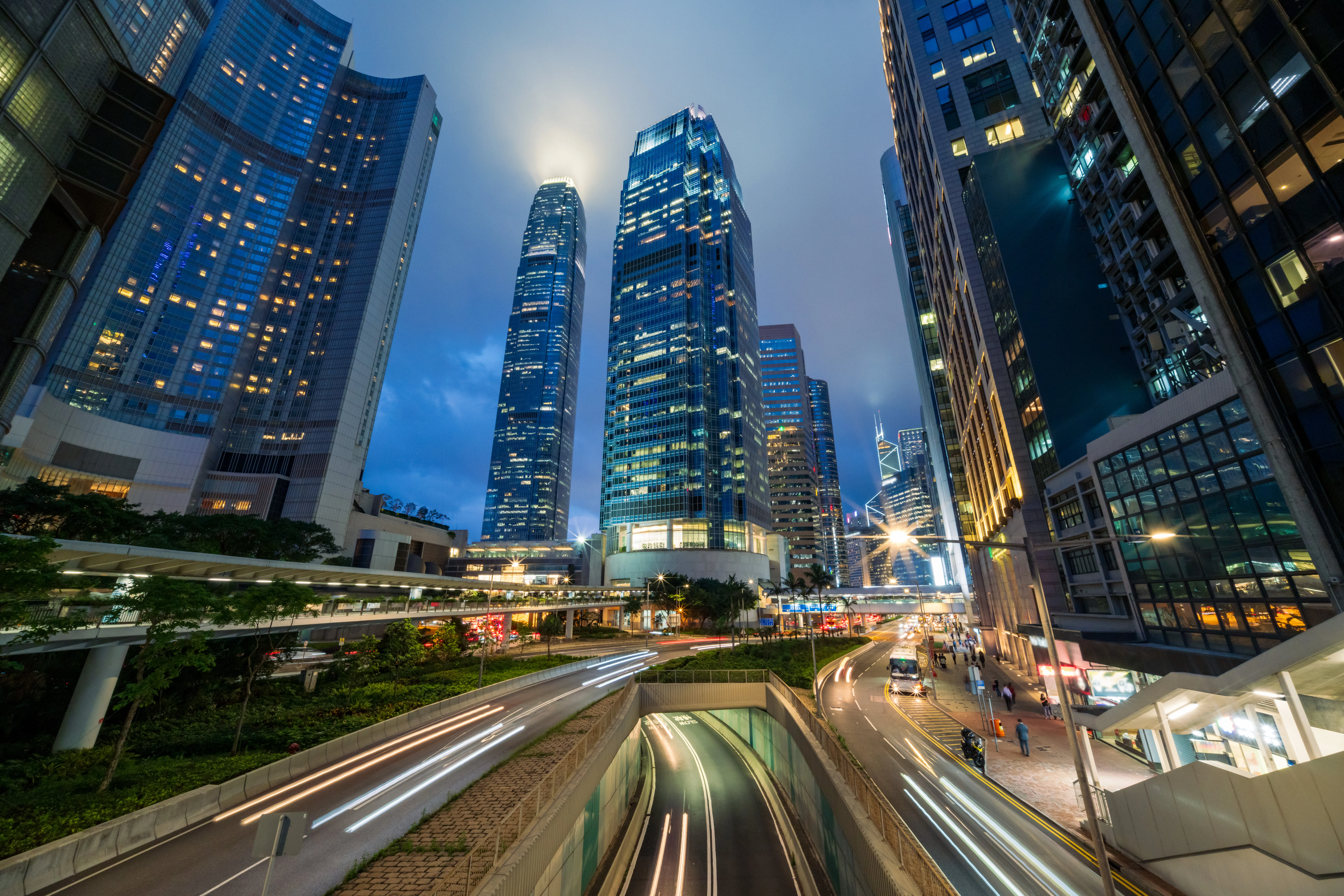 An image of Hong Kong's high rises