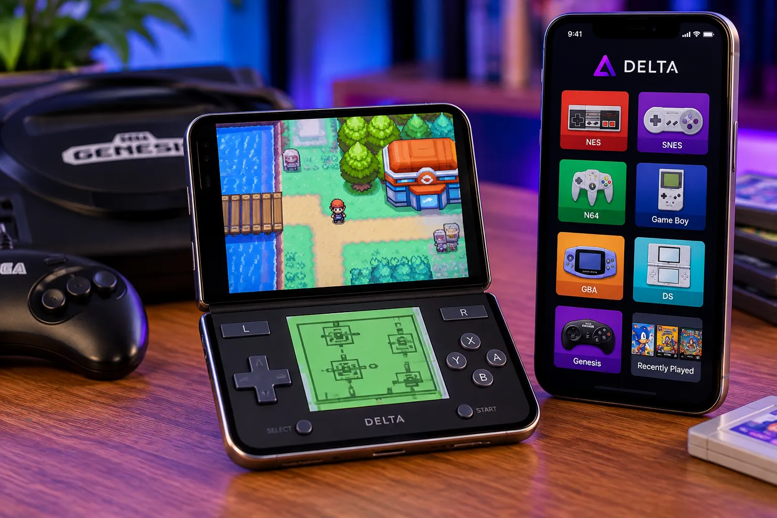 Foldable Phone Retro Gaming Showcase.png