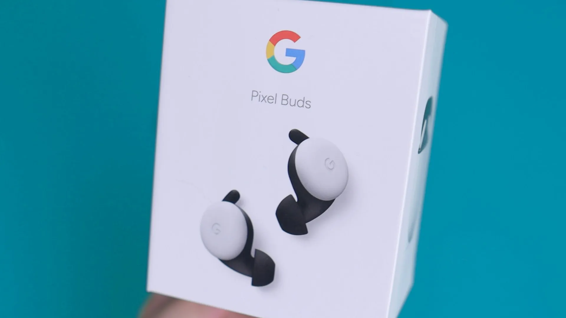 image of Google Pixel Buds packaging