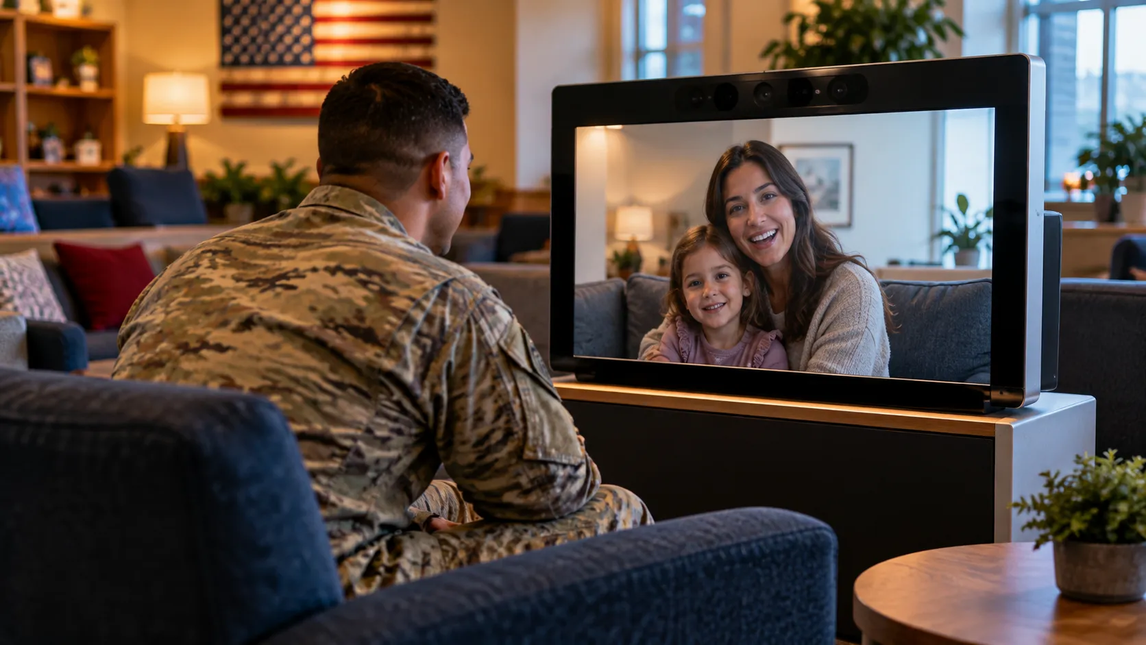 Heartwarming Soldier Family Video Call.png