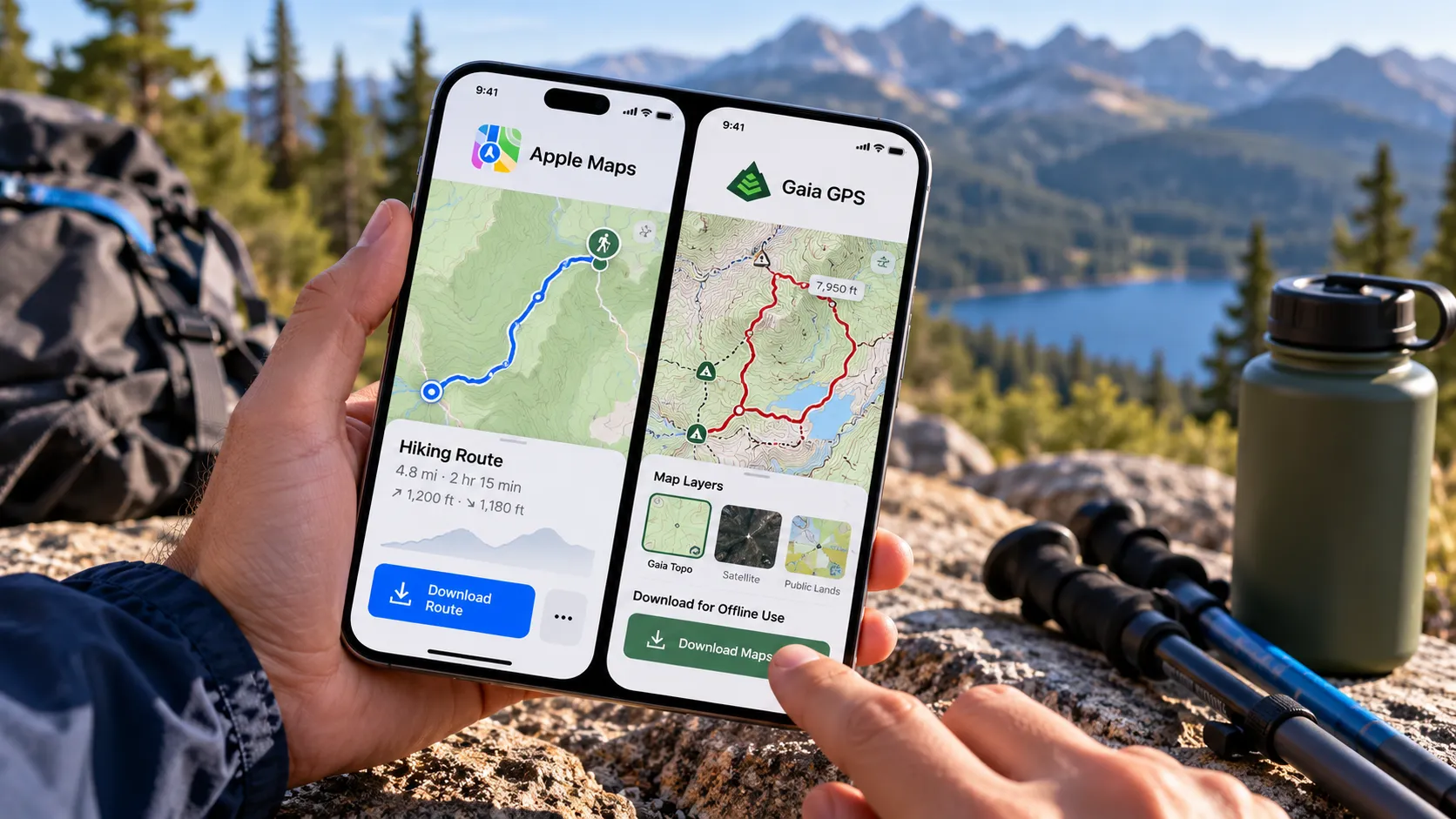 Hiking Navigation Above the Mountain Lake.png