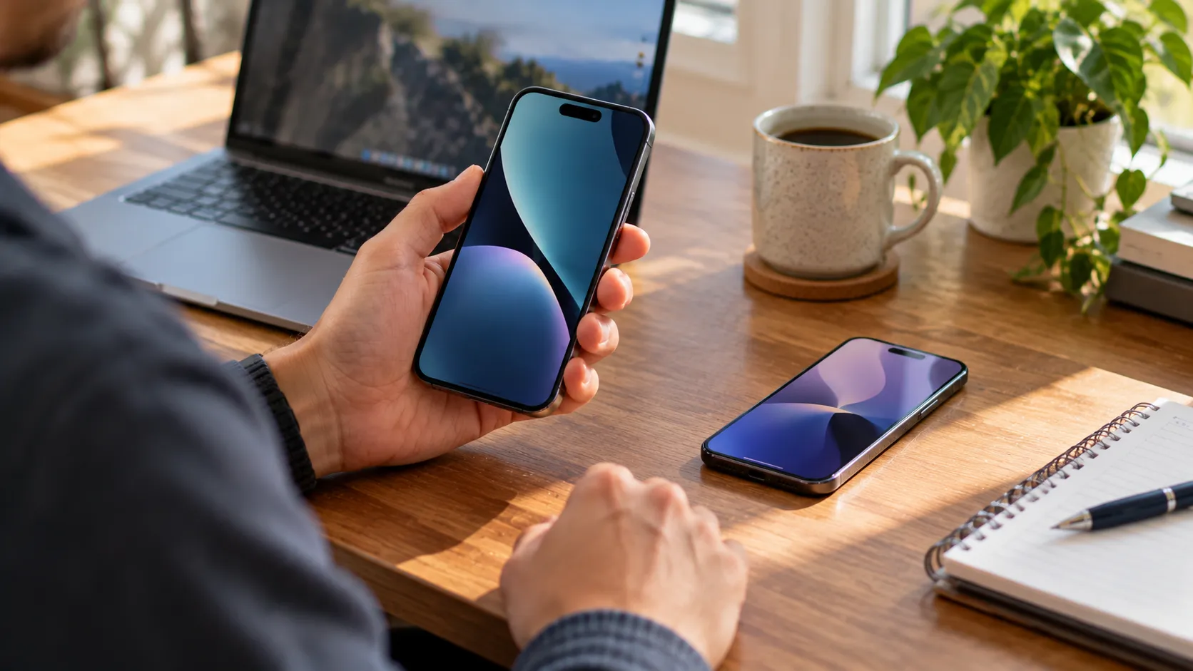 Modern Home Office with Smartphones.png