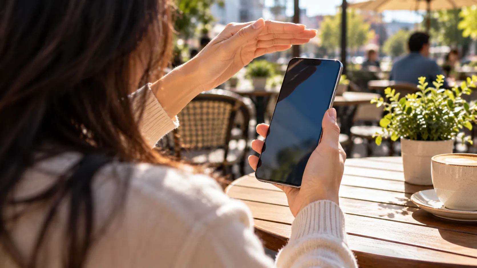 Sunlit Café Phone Moment (1).png
