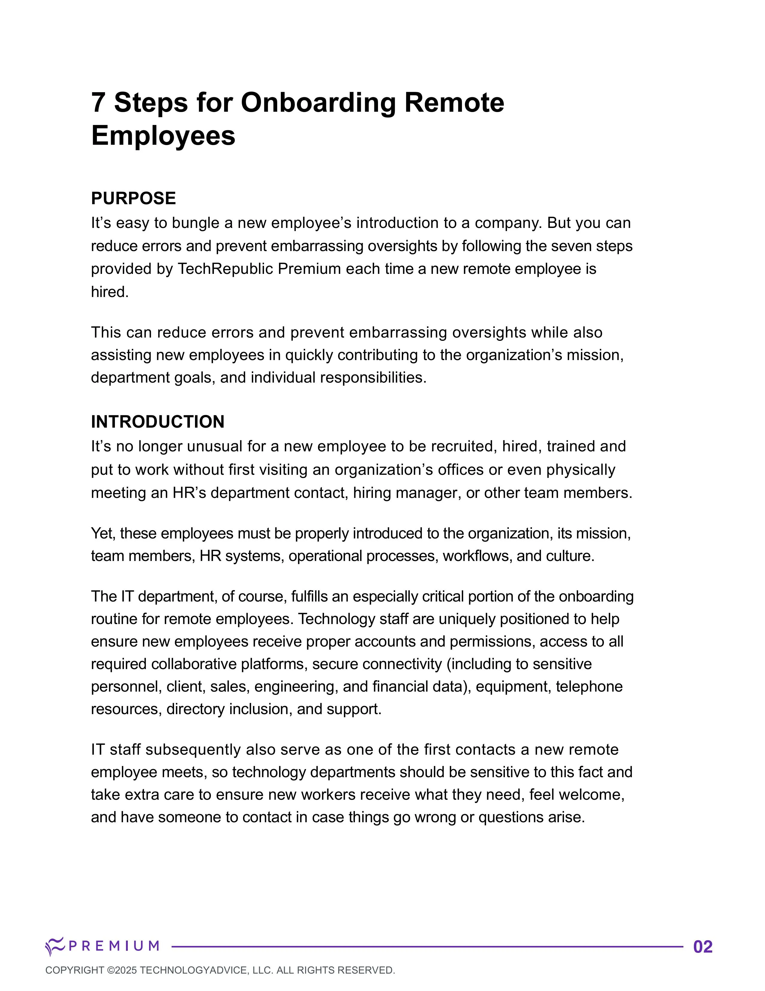 7 Steps for Onboarding Remote Employees - TechRepublic