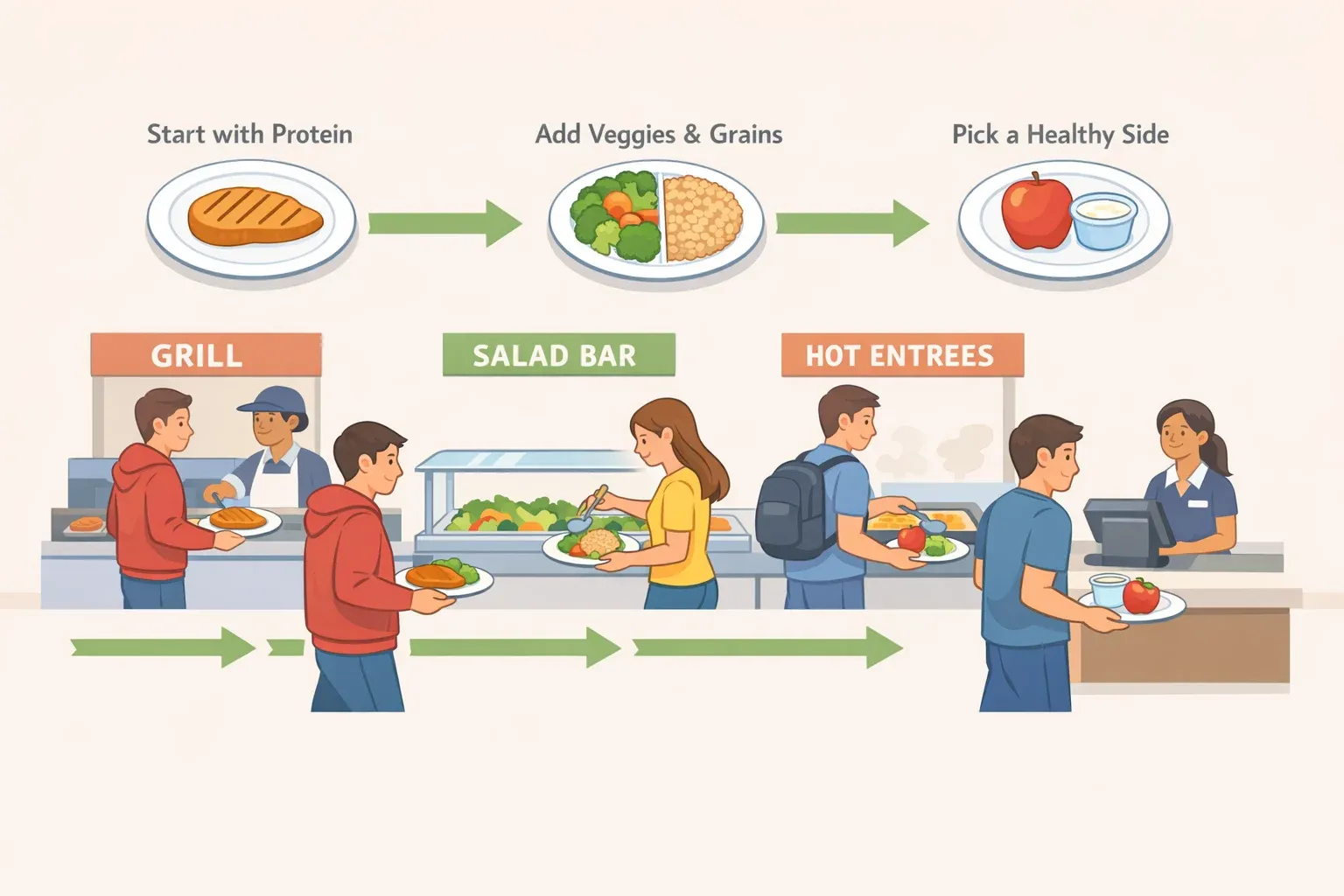 Cooking spaghetti in boiling water.