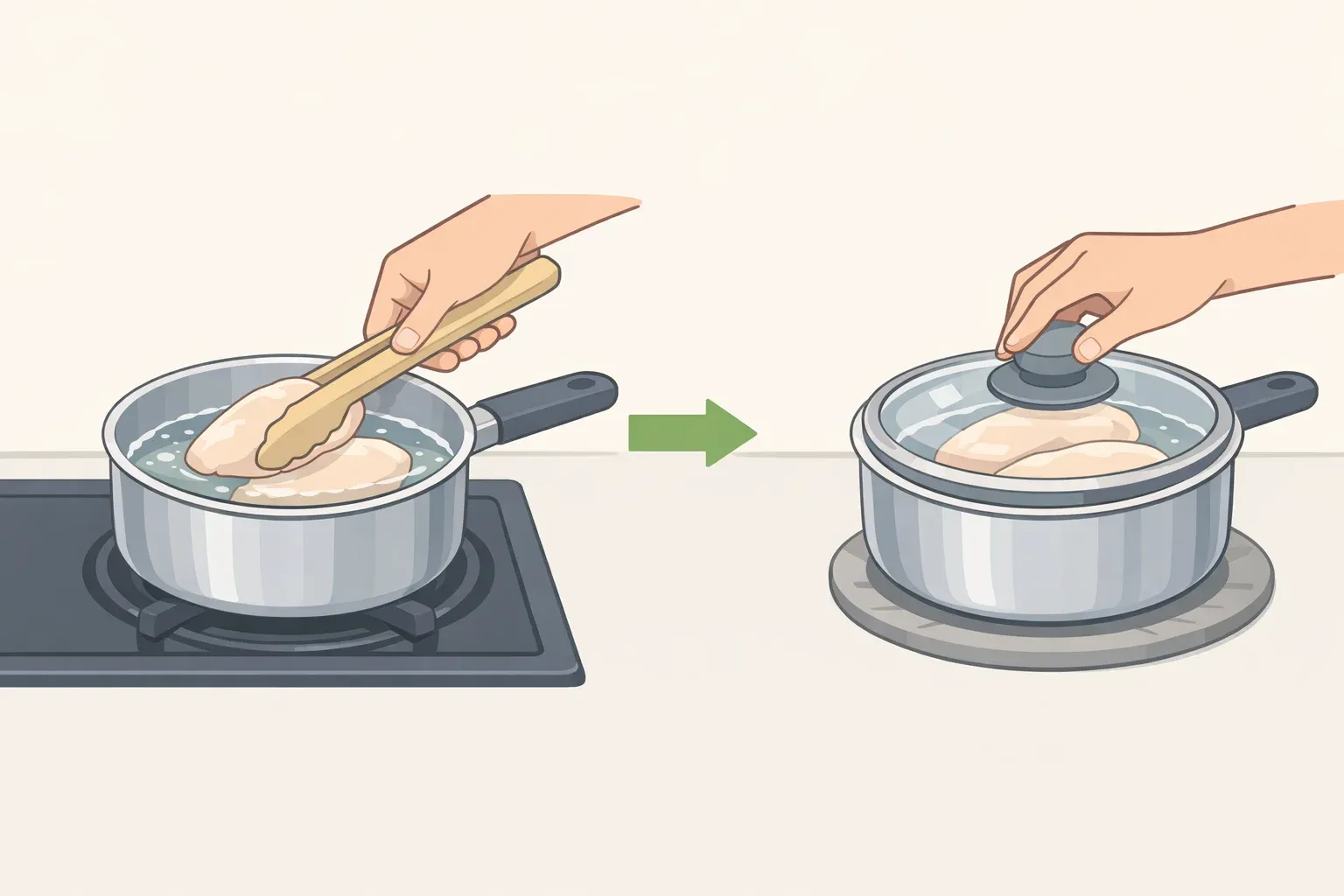 How to Poach Chicken Breast Without Drying It Out cover