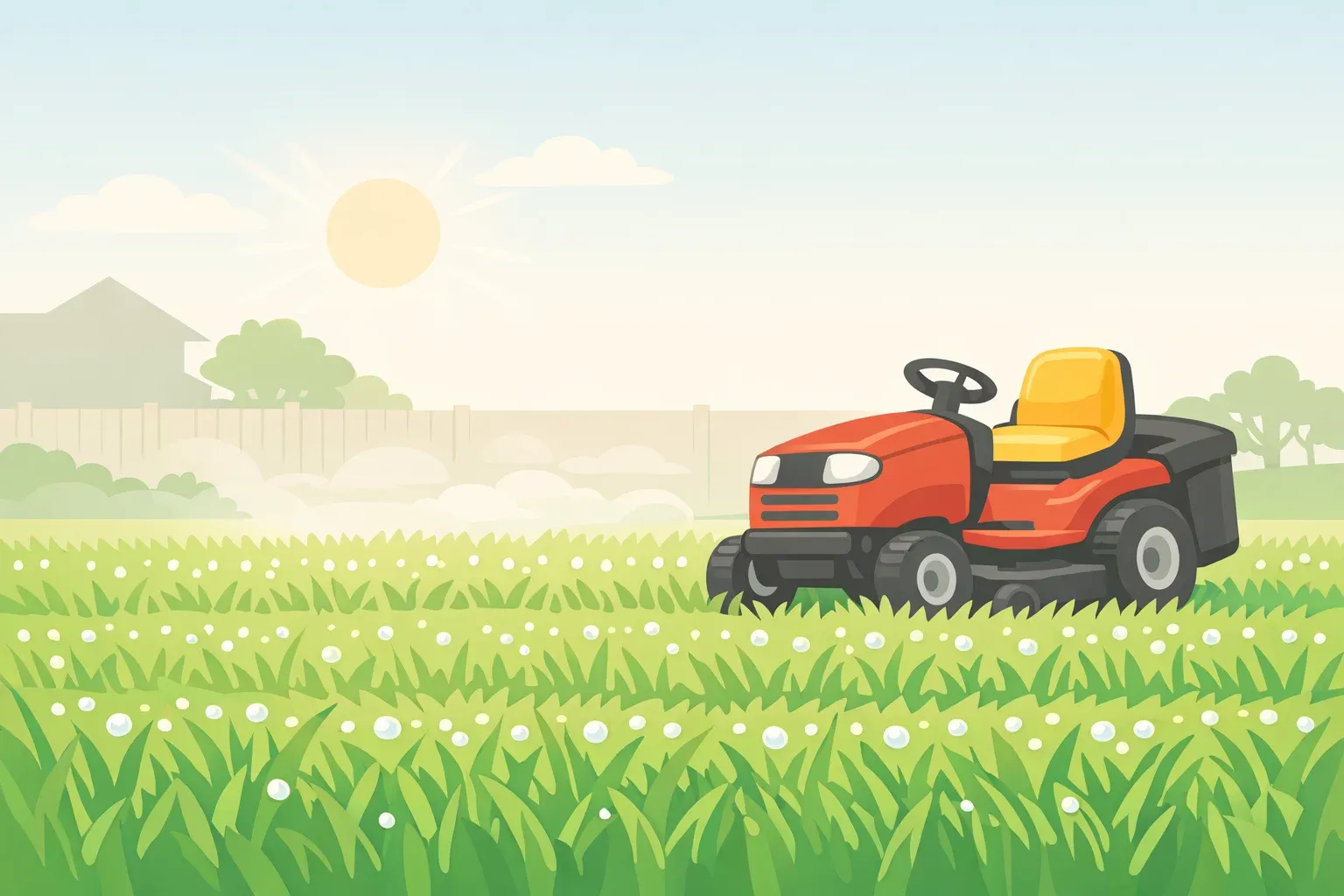 What Time Is Too Early to Mow the Lawn? Mid-Morning Is Best cover
