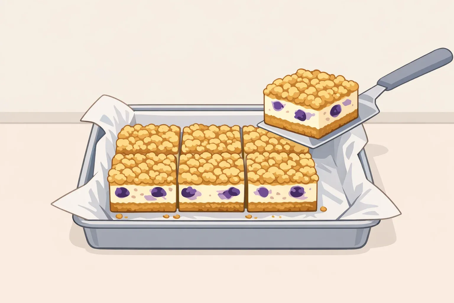 Blueberry Crumble Cheesecake Bars Recipe That Slices Clean cover