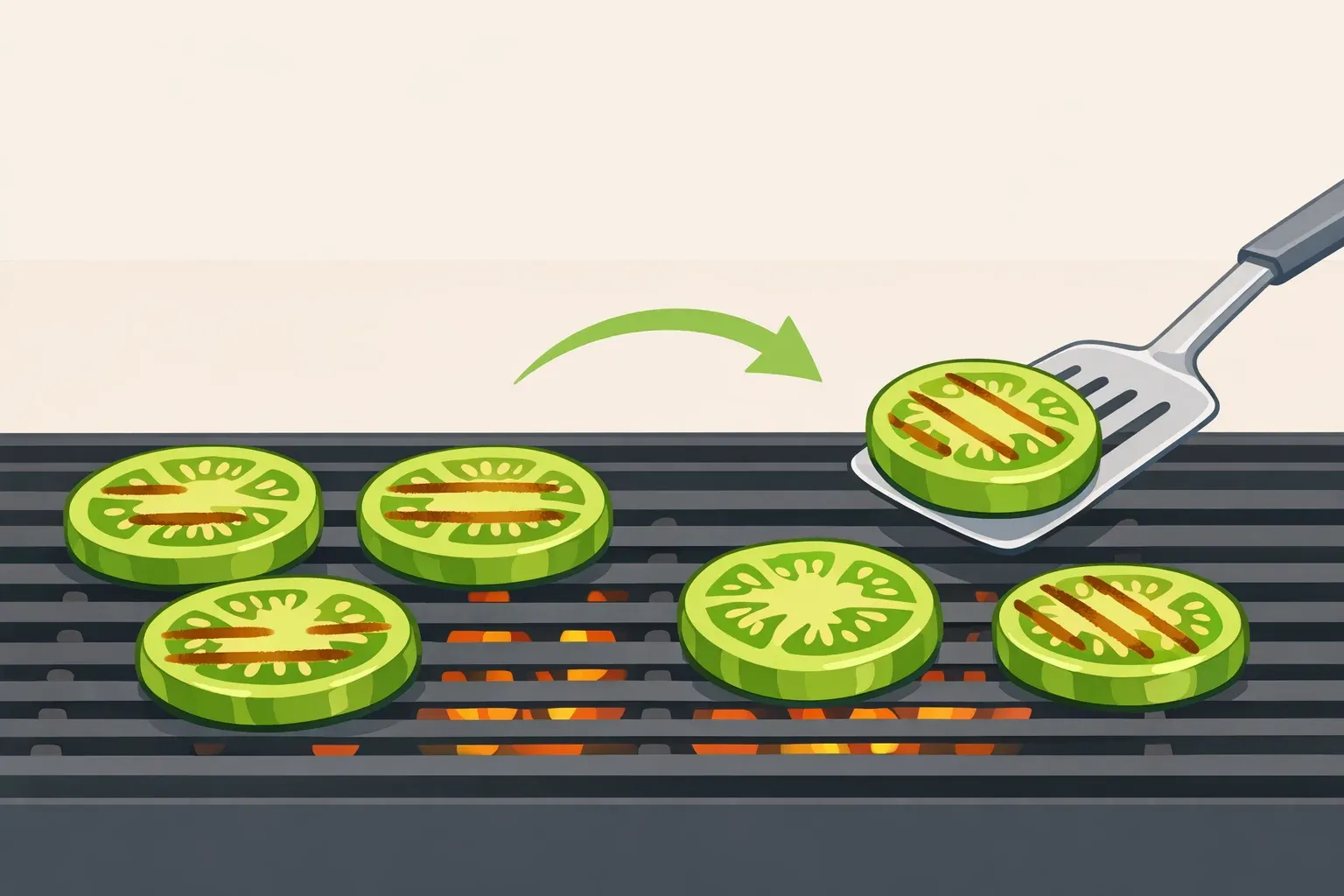 How to Grill Green Tomatoes Without Sticking or Falling Apart cover