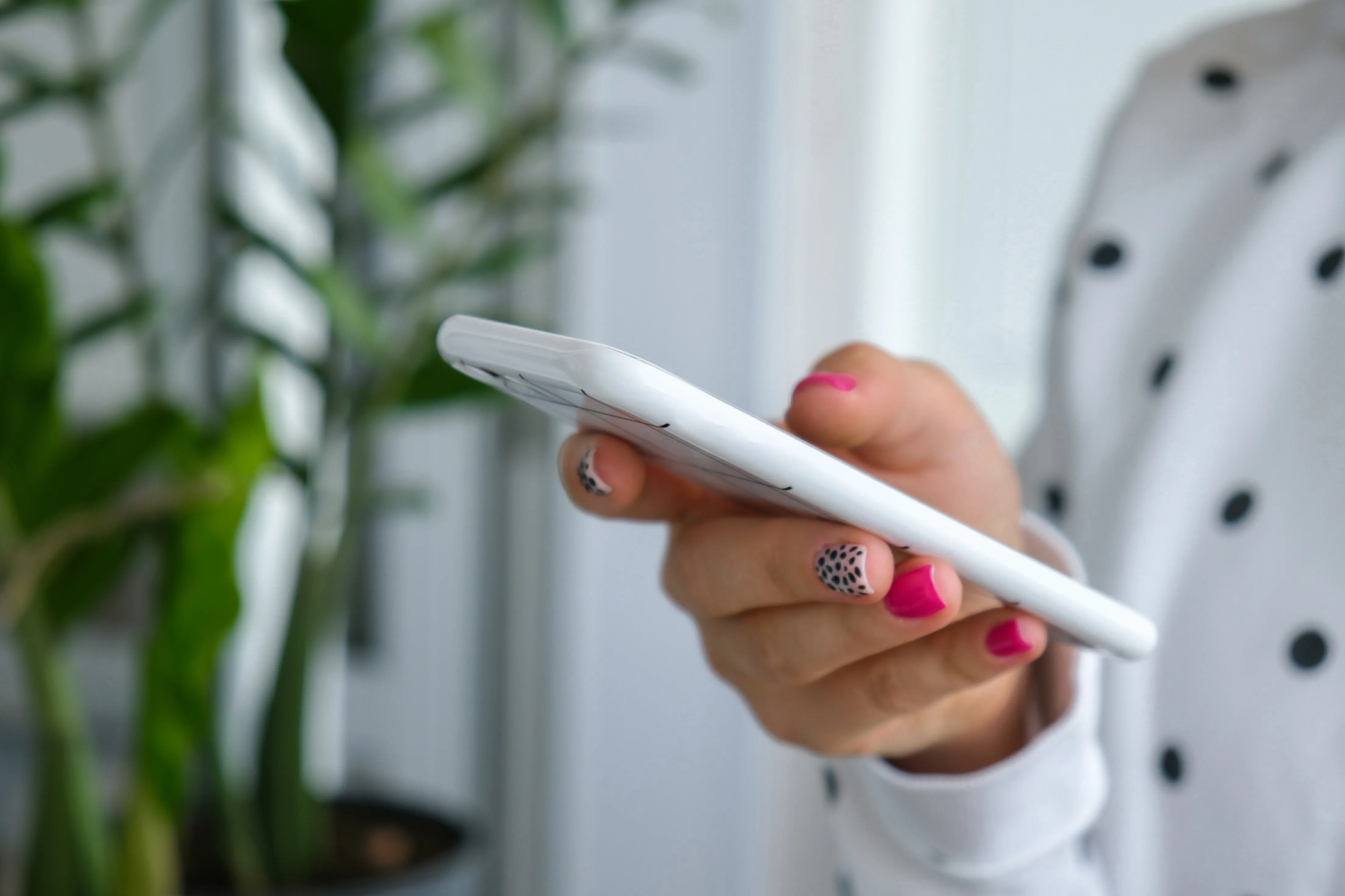 image of someone using a smartphone