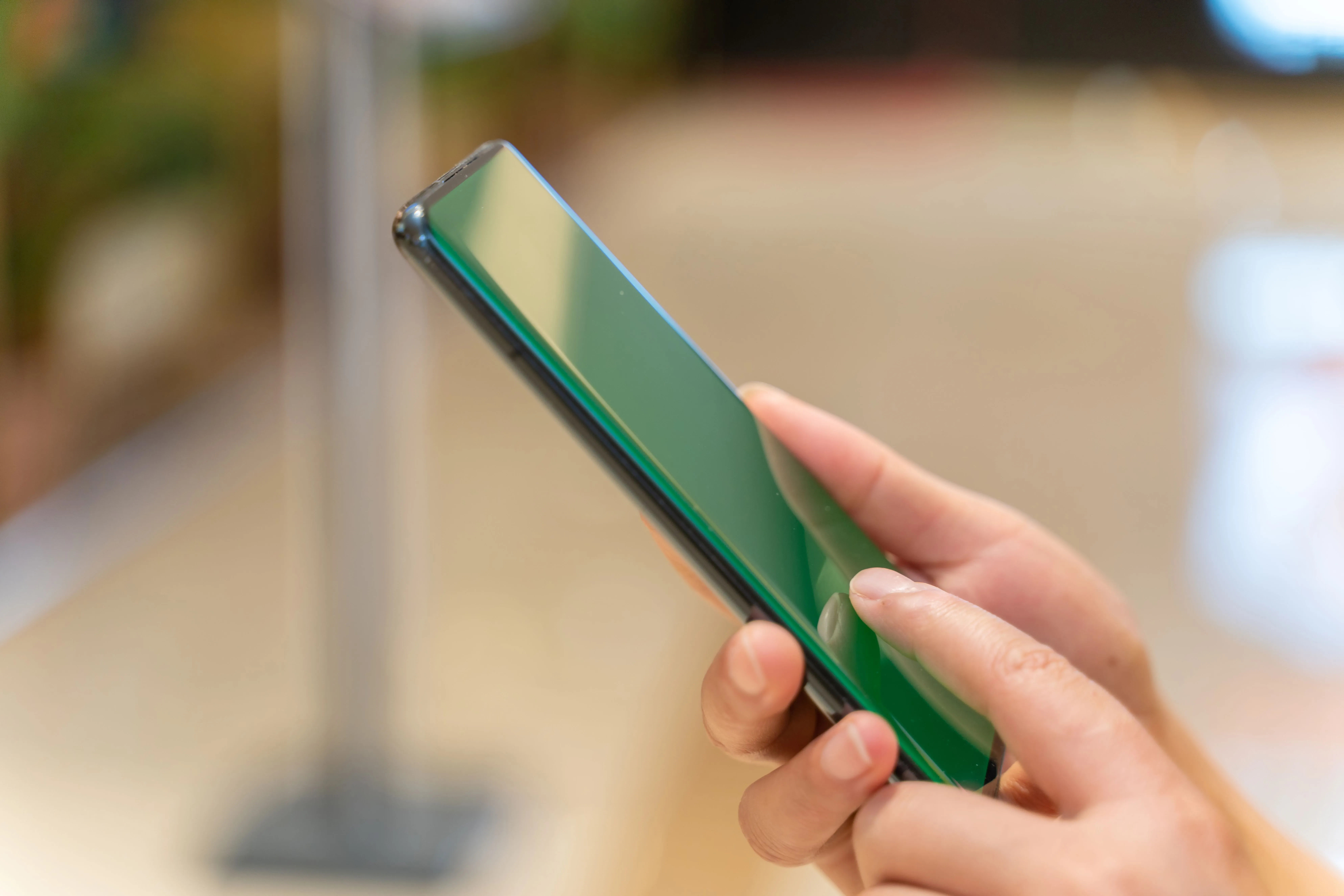 image of someone using a smartphone