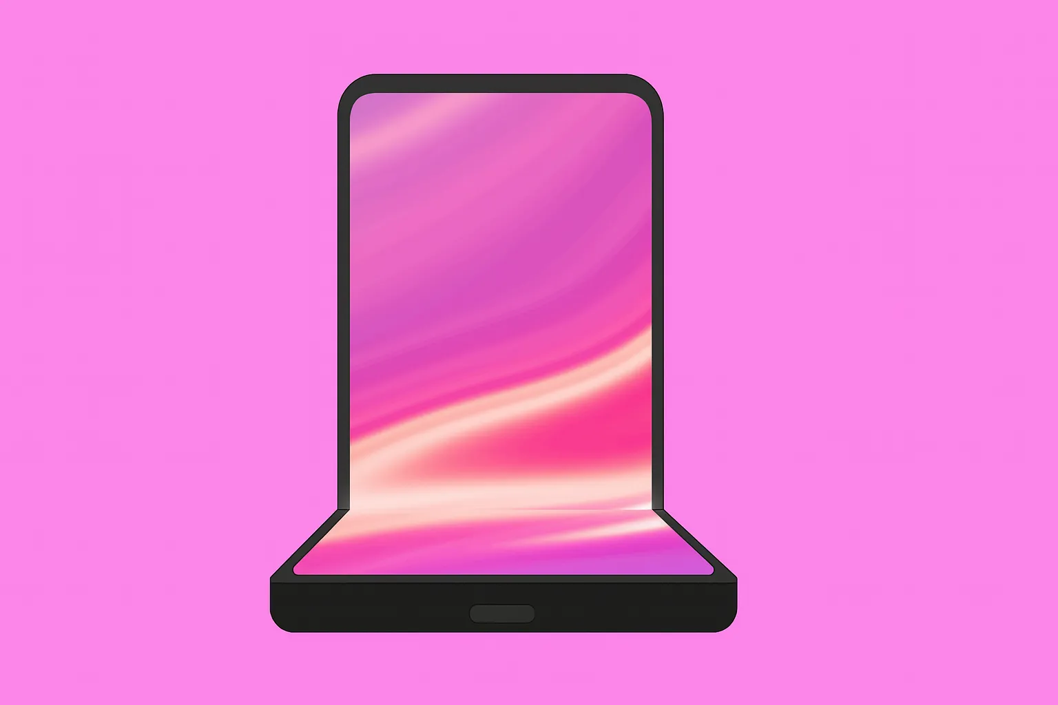 image of a samsung galaxy z flip mockup