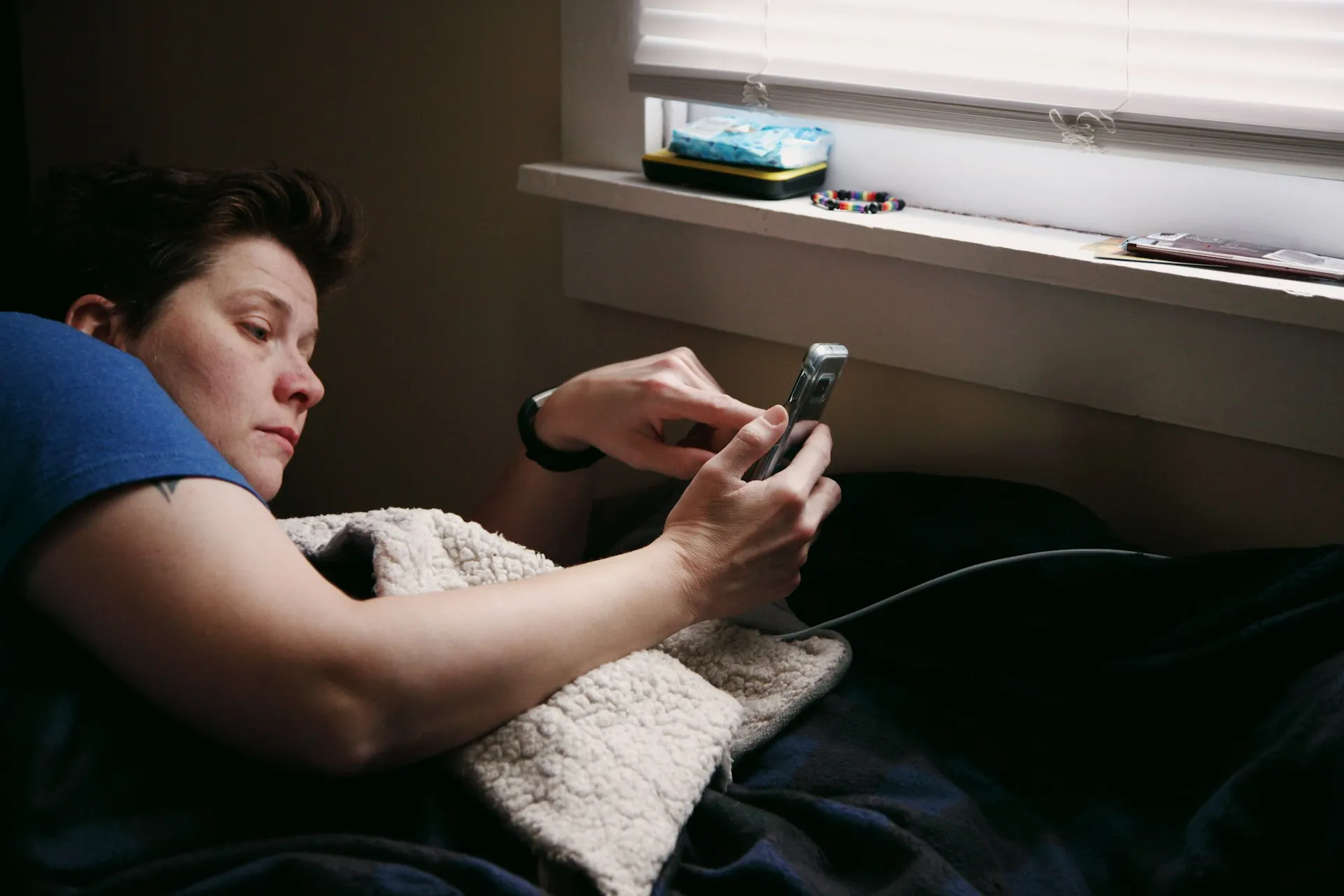 Canadian Study Reveals Bedtime Phone Use May Not Hurt Sleep cover