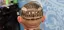 Intricate barber design featuring the Last Supper shaved into a man's haircut.