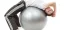 Person exercising with a stability ball.