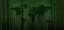 World map overlay on a digital green binary background.