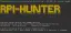 Raspberry Pi network scanning tool output displayed in terminal.