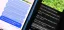 Screenshot of a messaging app displaying multiple chat bubbles in blue and gray.