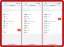 iPhone triple screenshots show per-app settings editing mode (fewer icons, swipe left delete buttons, and deleted apps), removing accessibility customizations.