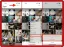 Three iPhone screenshots show the Imports grid with several images selected, the options menu offering Hide, and a message confirming that six photos will be hidden within the Hidden album.