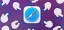 Safari app icon centered on a purple background with white hand gesture icons around it, symbolizing touch interactions like tap, swipe, and press.