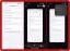Side-by-side iPhone screenshots illustrate the screenshot workflow: settings with full-screen preview toggle and HDR-SDR switcher, markup editor, and save, copy, and delete options menu.